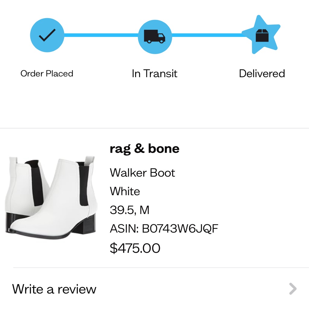 Rag & Bone White And Black Heeled Boots